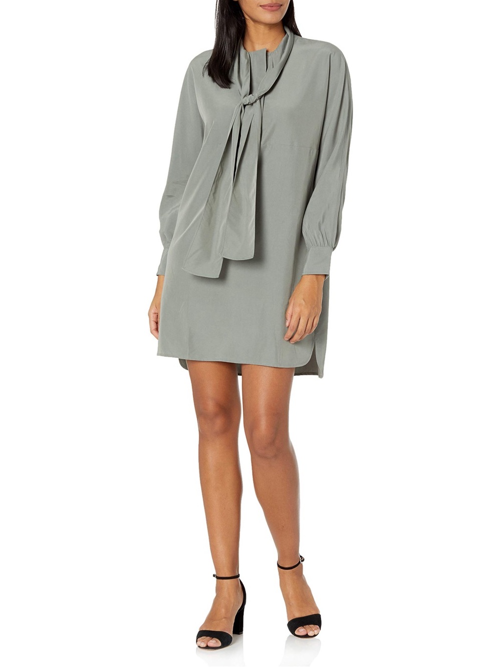 Club Monaco Women's Tie Neck Dress